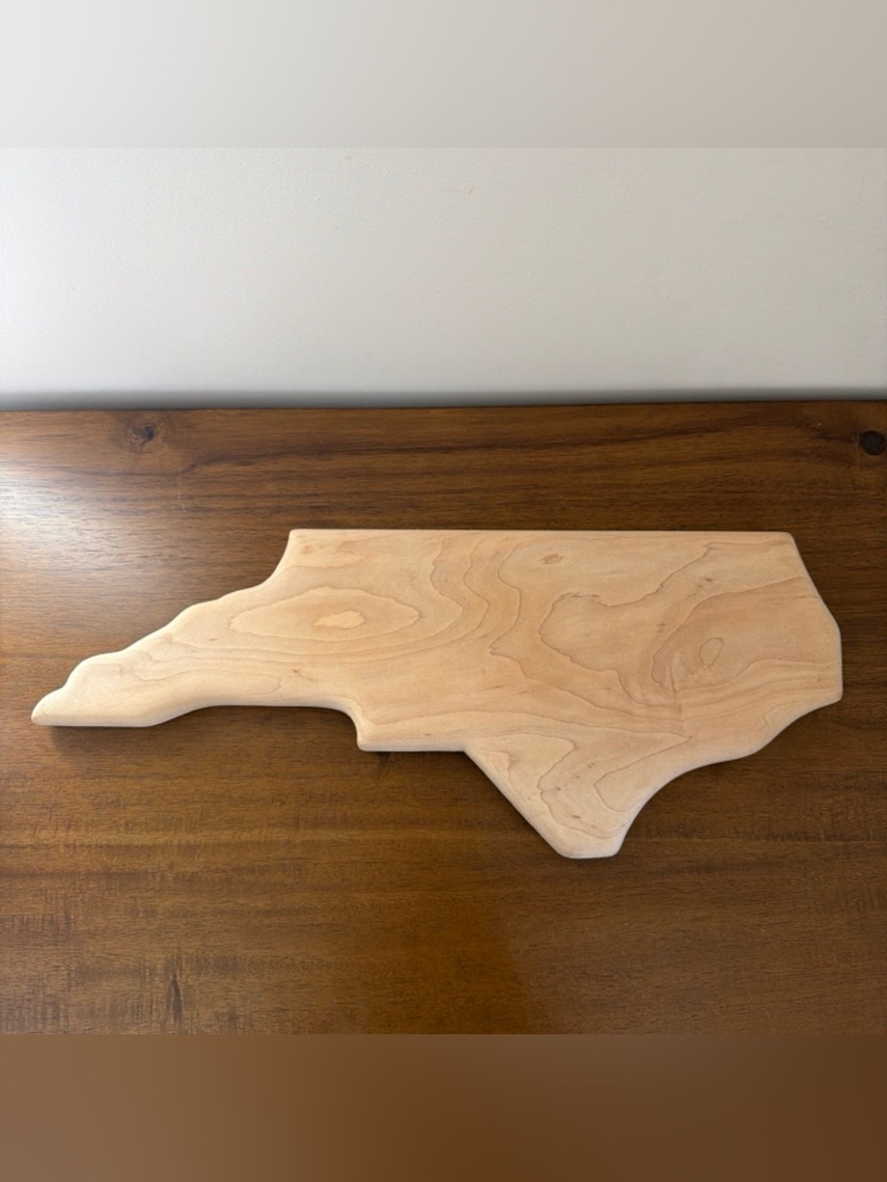 Handcrafted Wood Cutting Board in Natural Light Wood Grain